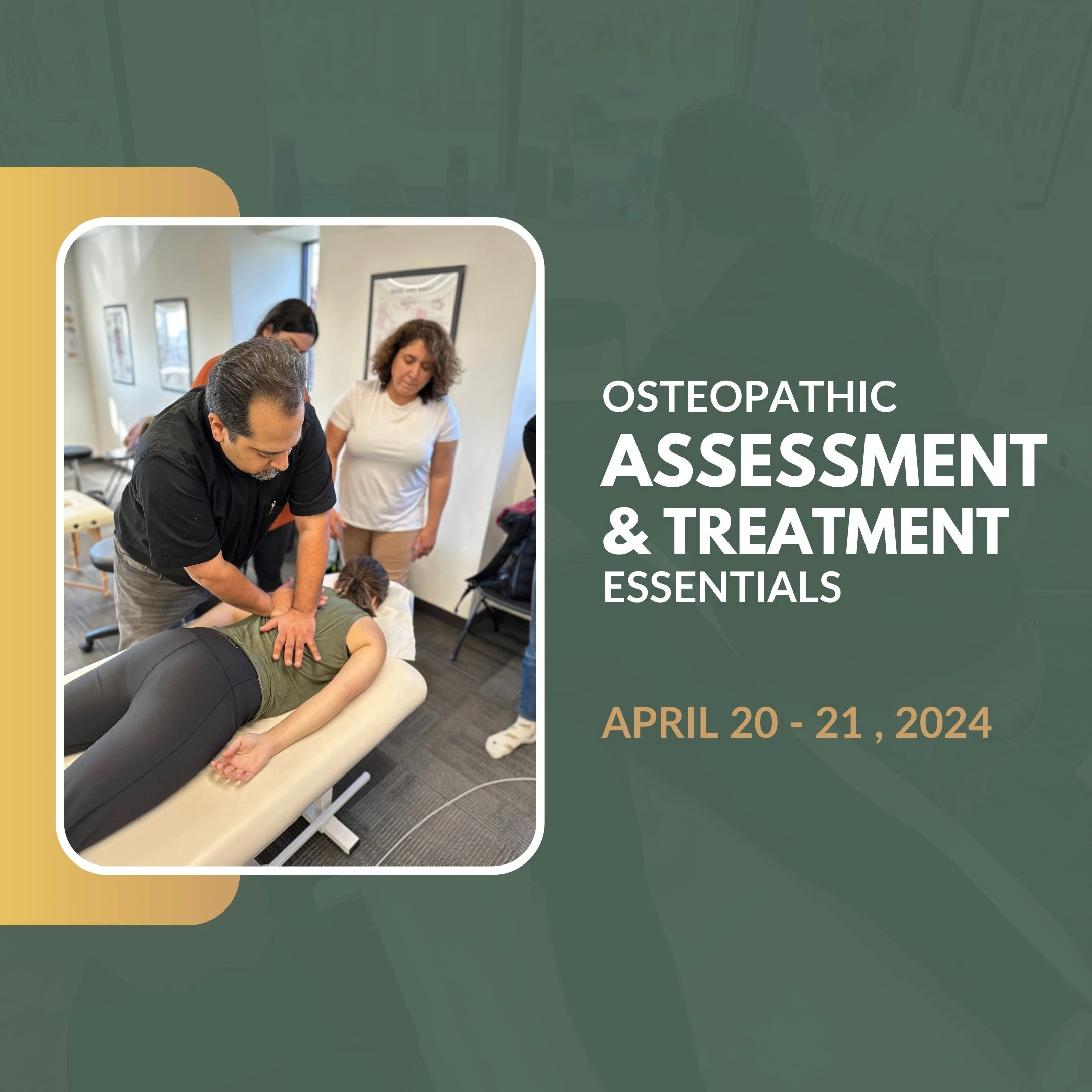 Osteopathic Assessment & Treatment Essentials – April 2024